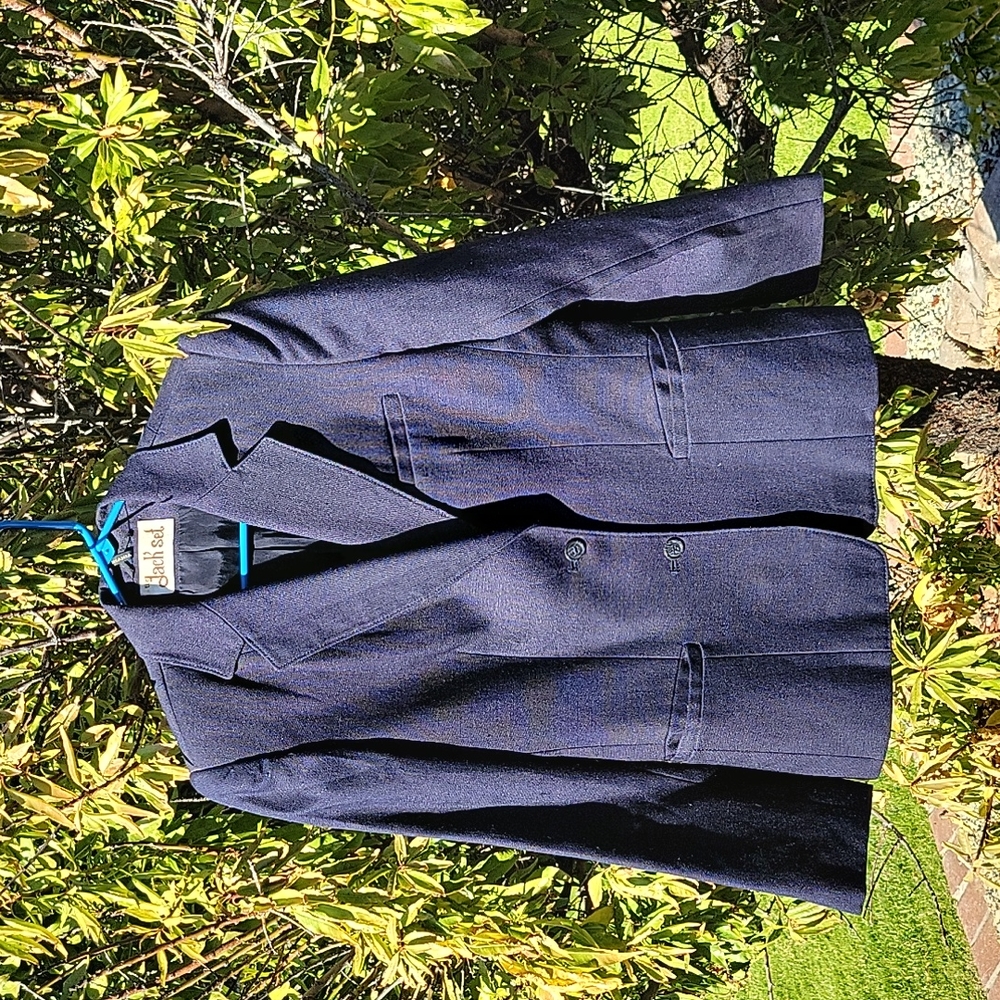 Womens Vintage Blazer The Jack Set Navy